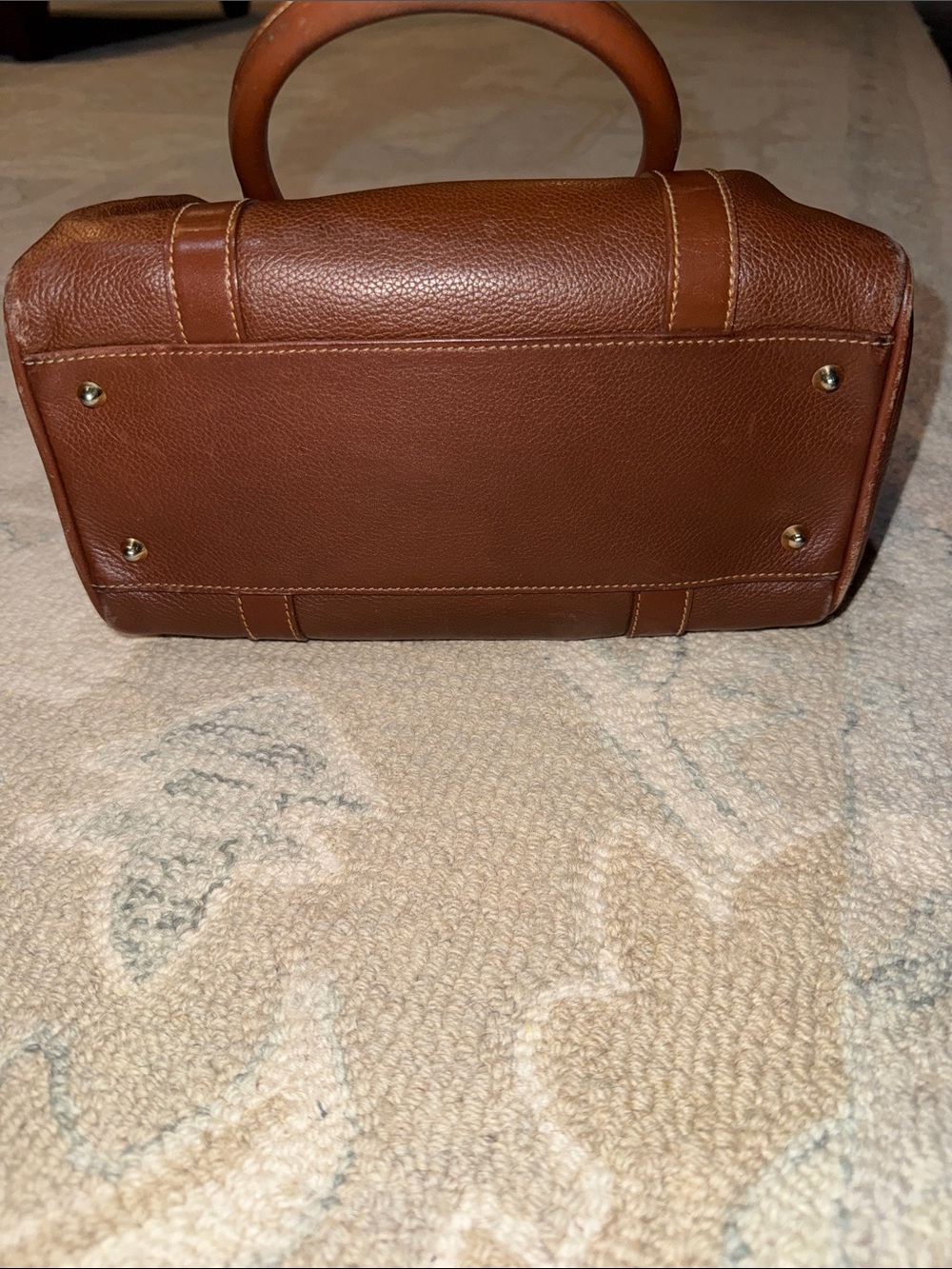 Classic Gucci Brown Leather Satchel - Picture 5 of 5